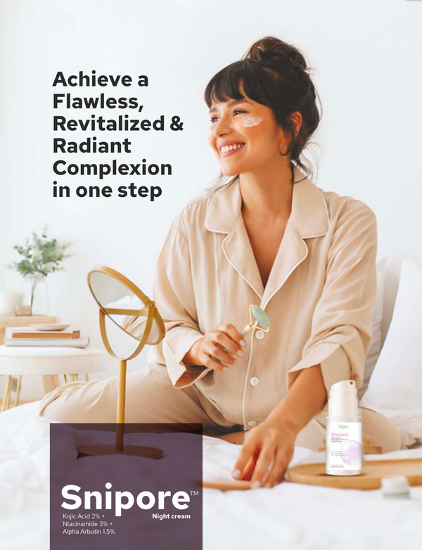 Snipore Night Cream for Anti Acne & Dark Spot Correction