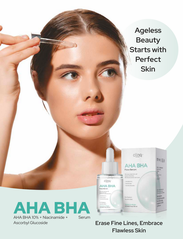 AHA BHA 10% + Niacinamide+ Ascoryl Glucoside Serum