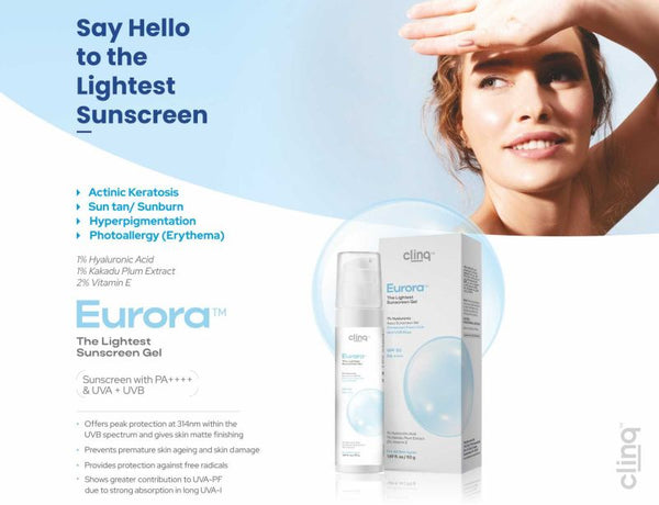 Eurora SPF 50++++ Cooling + Light Weight Sunscreen Gel